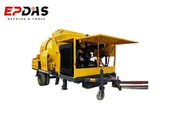 40m³/uur draagbare betonmixer met pomp