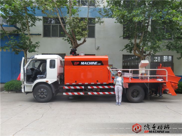 Concrete Line Pump Truck Concrete Line Pump Truck
