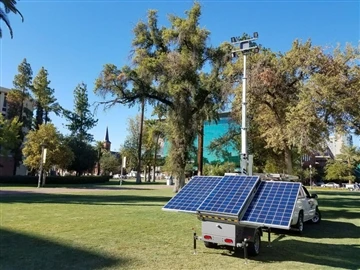 Drie Solar Tower Lights verzonden naar Nederland
